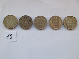 5 Silber 5 Fränkler 1931 - 1948