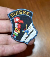 VINTAGE Badge SUISSE 1 nos ST. GALLER STICKEREI abz.