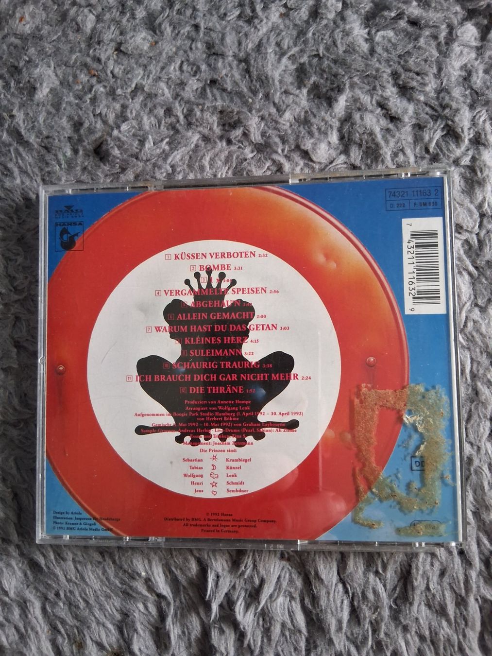 CDs: DIE PRINZEN      KÜSSEN VERBOTEN     CD – D'occasion à Wetzikon ZH par Ramones01 1