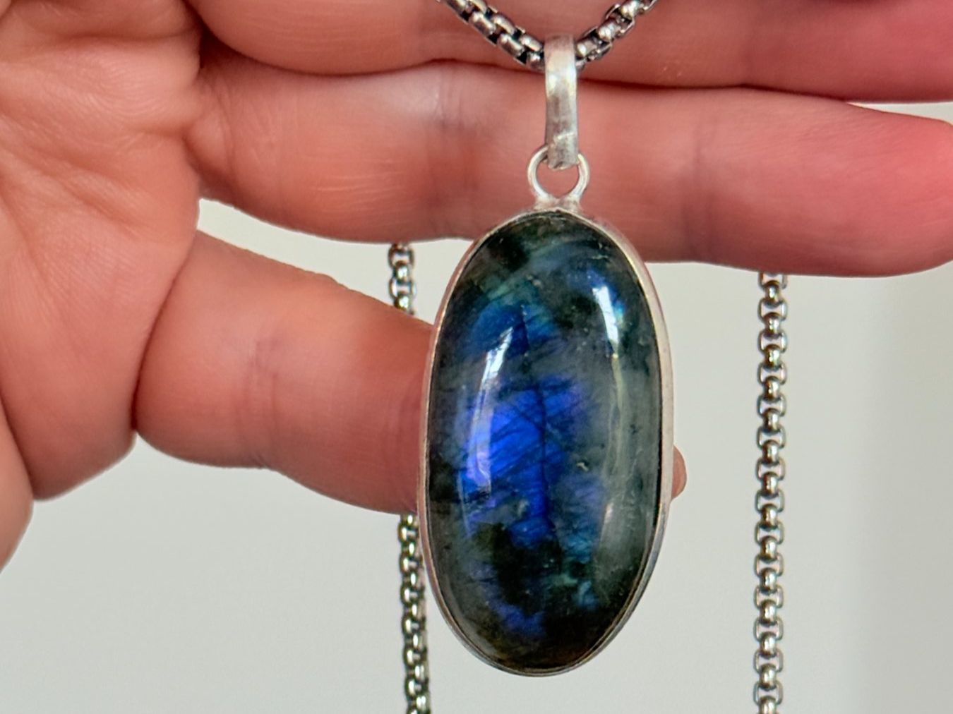 Catenine: Collier avec Labradorite – Nuovo e nell'imballaggio originale da Genève venduto da AWWA