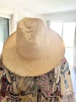 Sonnenhut, 57 cm, hergestellt aus Naturstroh, praktisch Neu!