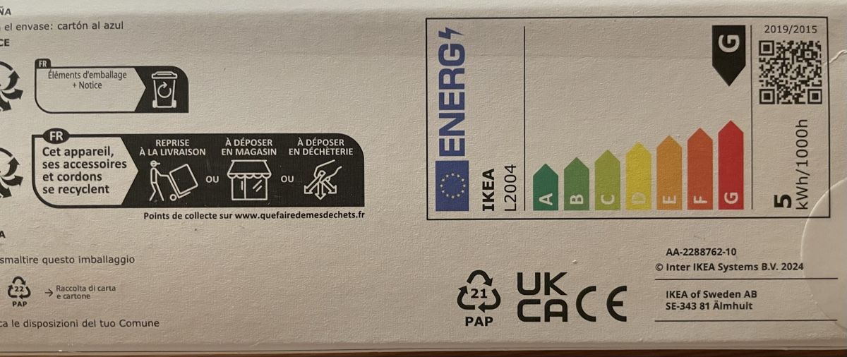 Ikea Lampade: Schrankbeleuchtung IKEA Översidan – Nuovo e nell'imballaggio originale da Silvaplana venduto da rehli86 4