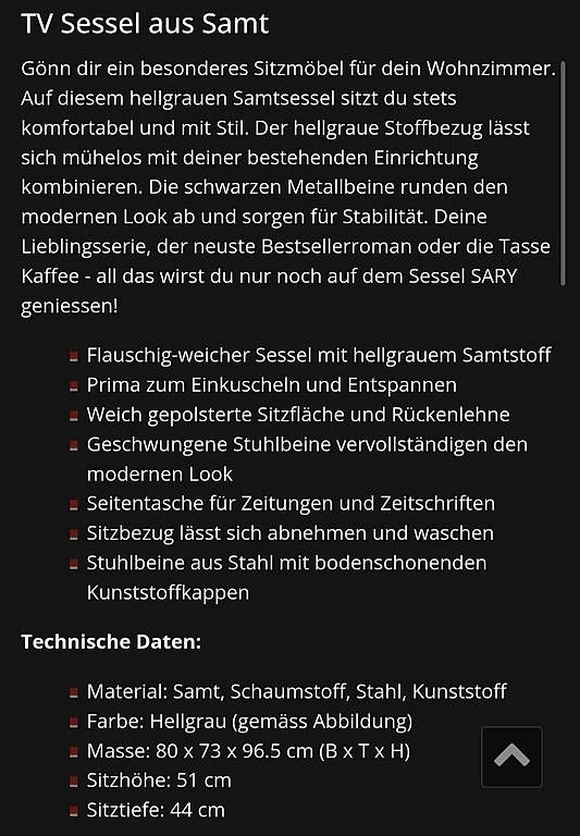 Fauteuils: Tv Sessel aus Samt – D'occasion à St. Gallen par reb_955g 1