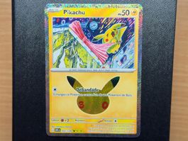 Pikachu (032/128) (10/30) - 30ᵉ Anniversaire - 30C FR