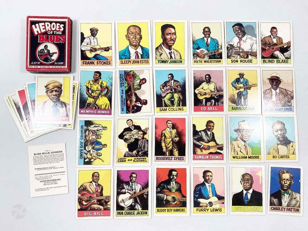 Heroes of the Blues 36 Cards Set Design Robert Crumb Comic | Kaufen auf ...