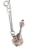 Anhänger Kette Gitarre Silber