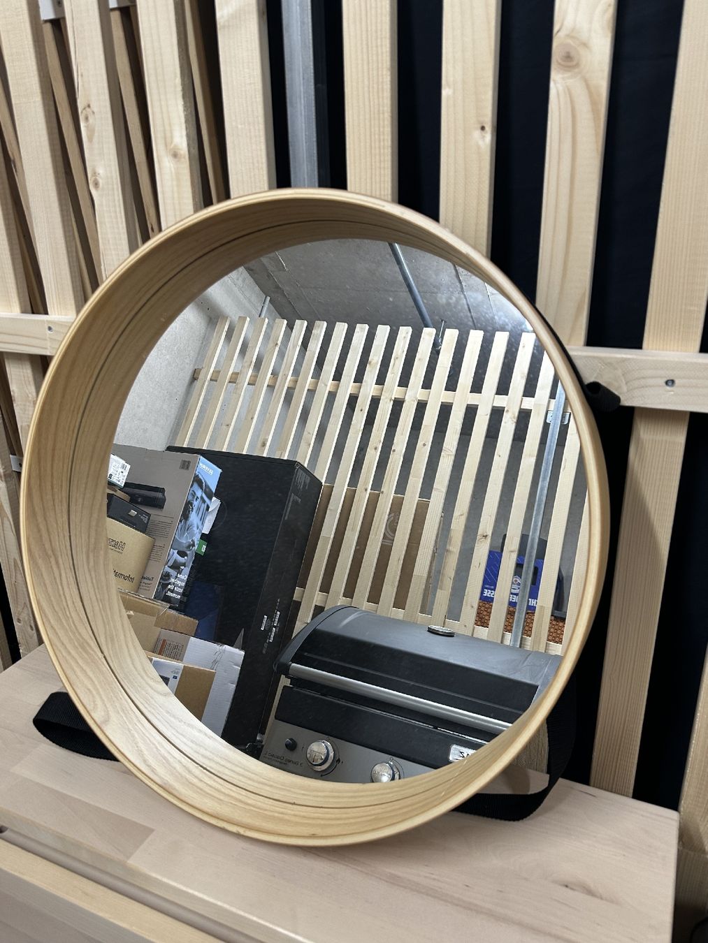Spiegel: Mirror oak veneer 60 cm – Gebraucht aus Regensdorf von sam_mp6m