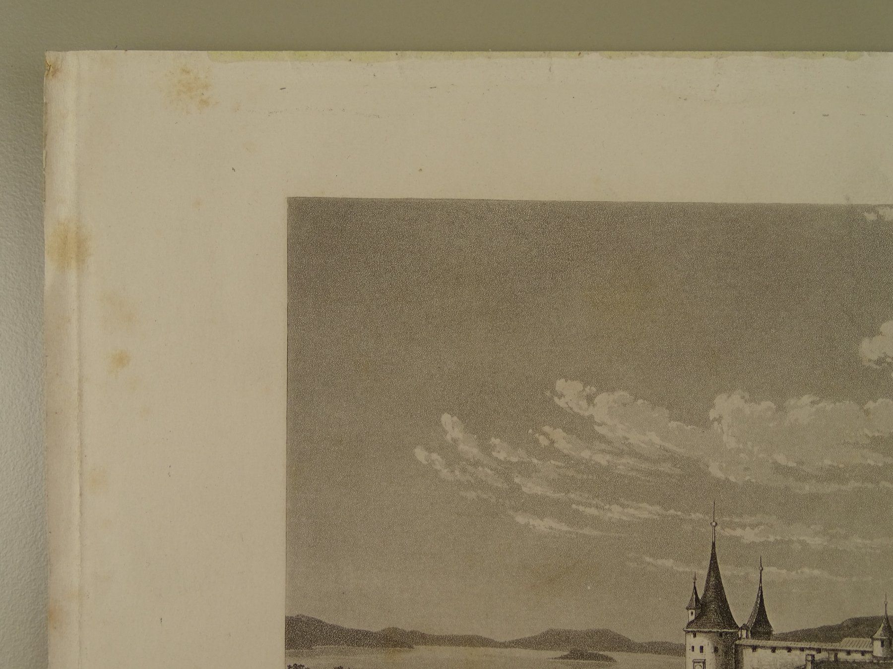 Incisioni: NIDAU, AQUATINTA 1857 – Usato da Grüningen venduto da Kartensammler 5