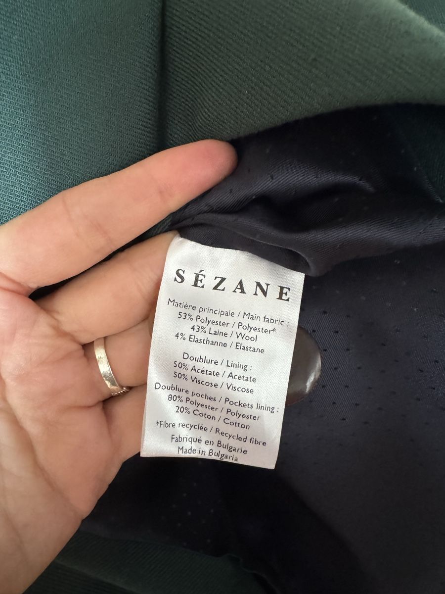 Sezane Giacche: Blazer Michele de Sézane - vert – Nuovo (secondo la descrizione) da Le Lignon venduto da mae_9hql 2