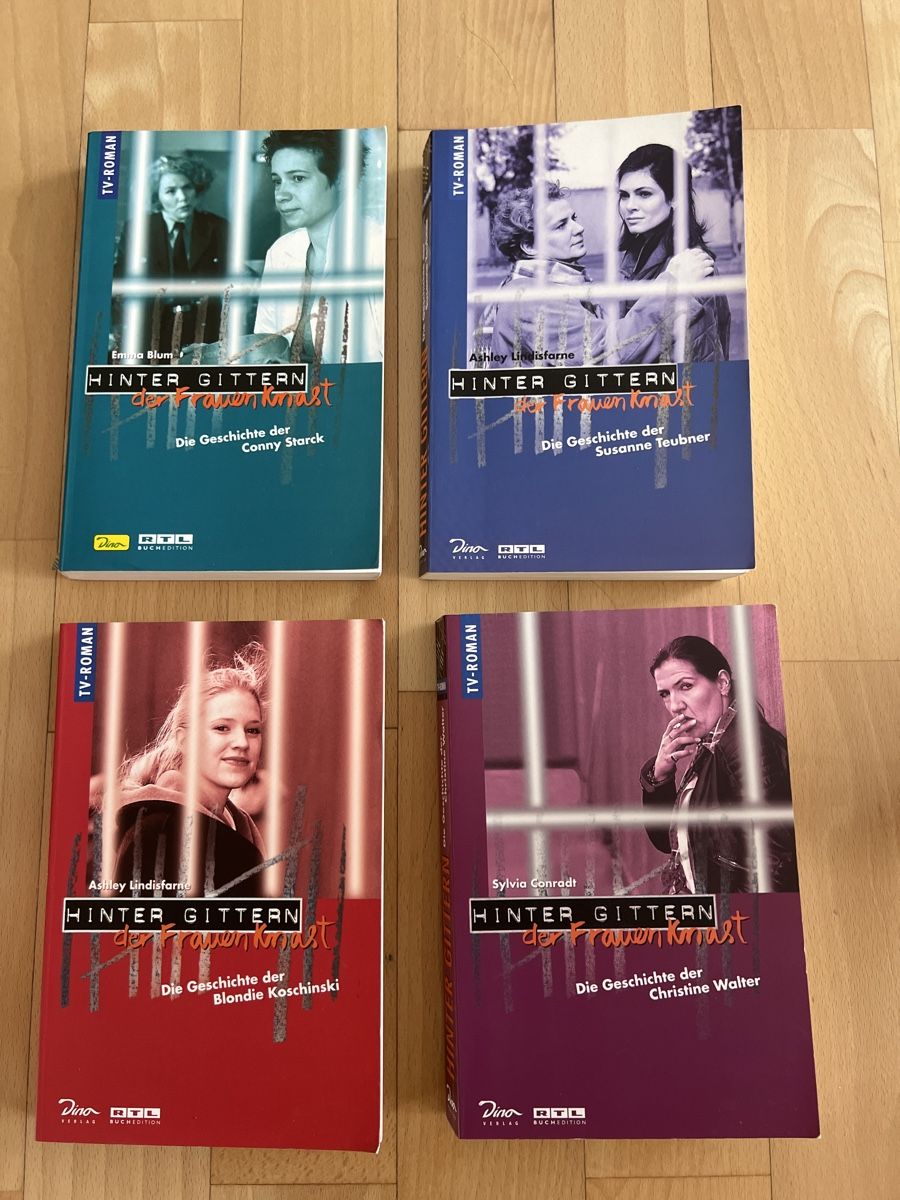 Libri: 4 TV-Romane "Hinter Gittern" Top Zustand – Usato da Abtwil SG venduto da ale2002