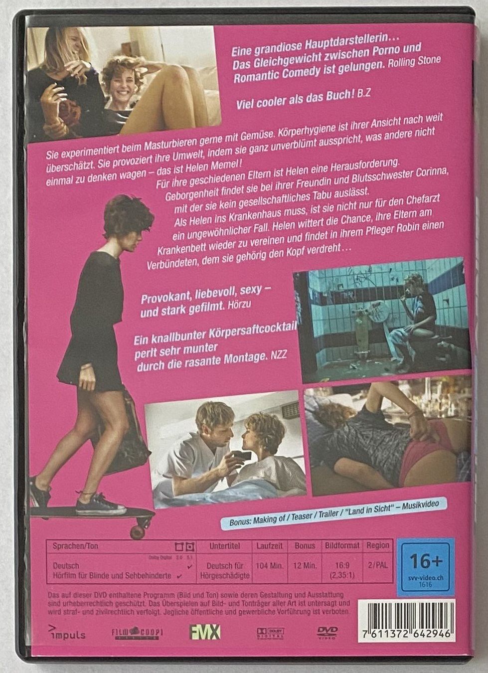 Tutti i DVDs: Feuchtgebiete – Usato da Flums venduto da Asquillo 1
