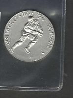1990 Eishokeyspieler WM90 in CH/Hans Erni Medallie/Aufl.2000