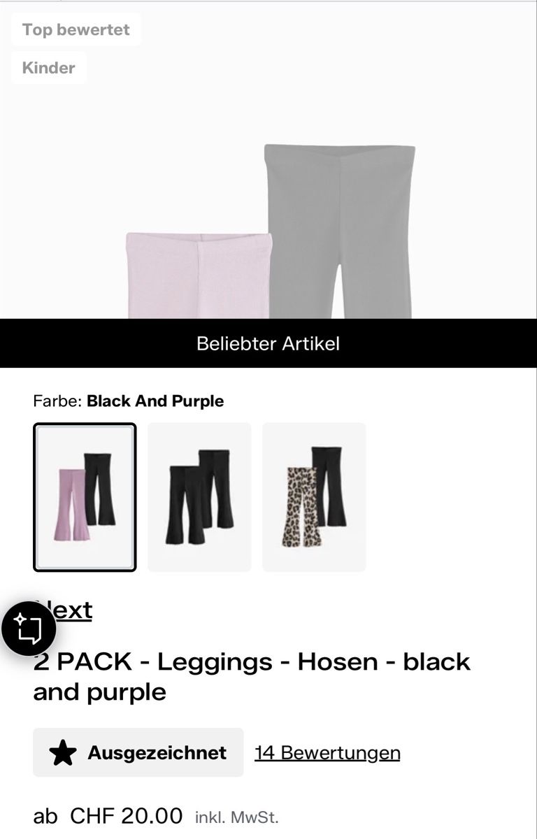 Next Strumpfhosen & Leggings: Leggings von Next – Gebraucht aus Leuggern von Judith123456 2