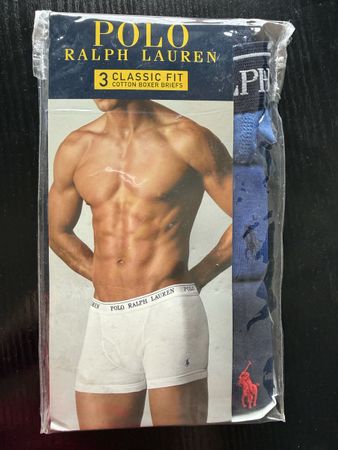 3er Pack Polo Ralph Lauren Boxer Briefs Cotton S