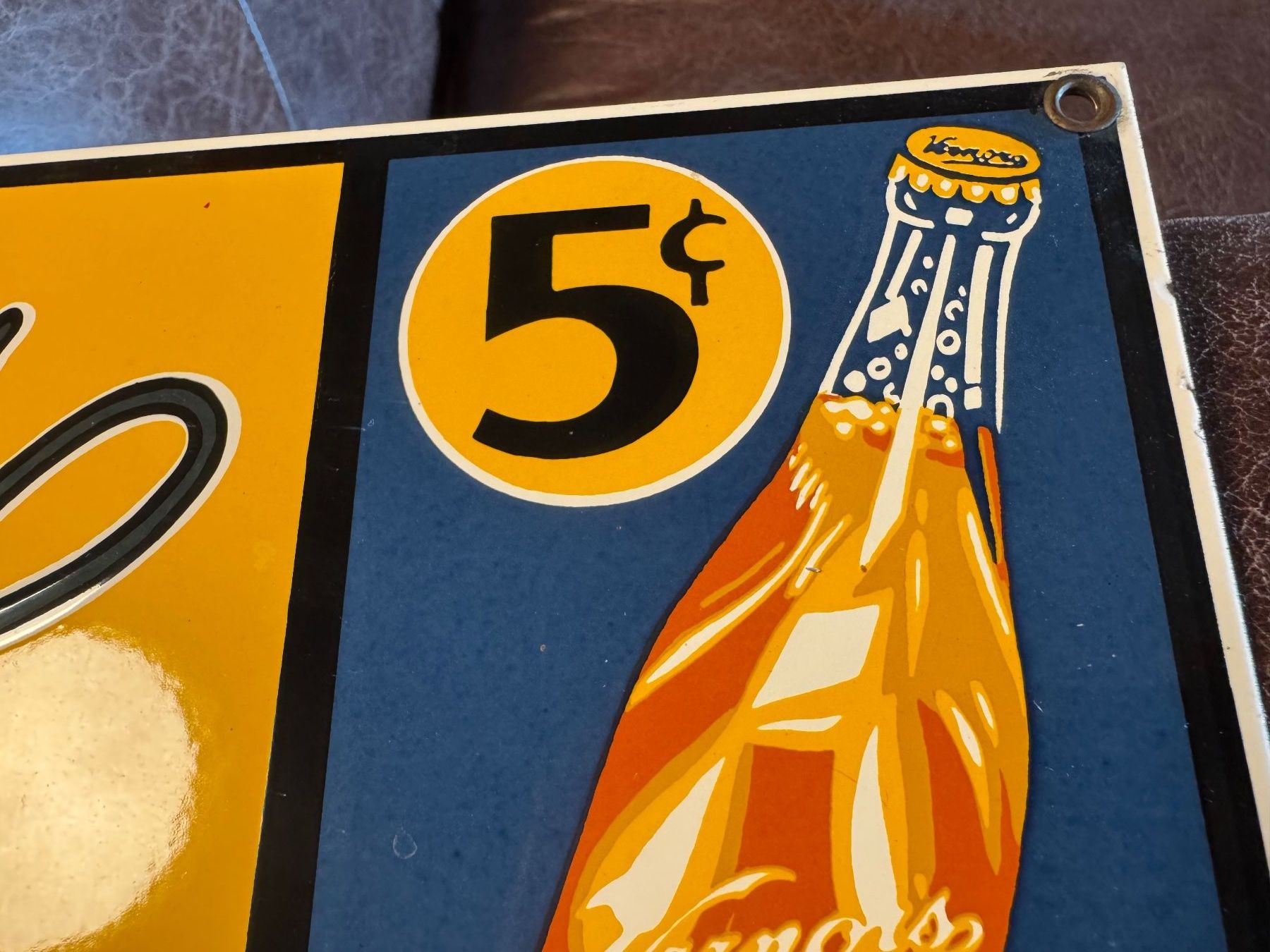 Schilder: ALTES BLECHSCHILD GINGER ALE GETRÄNKE EMAIL SELTEN – Gebraucht aus Balterswil von MR_FEELGOOD 3