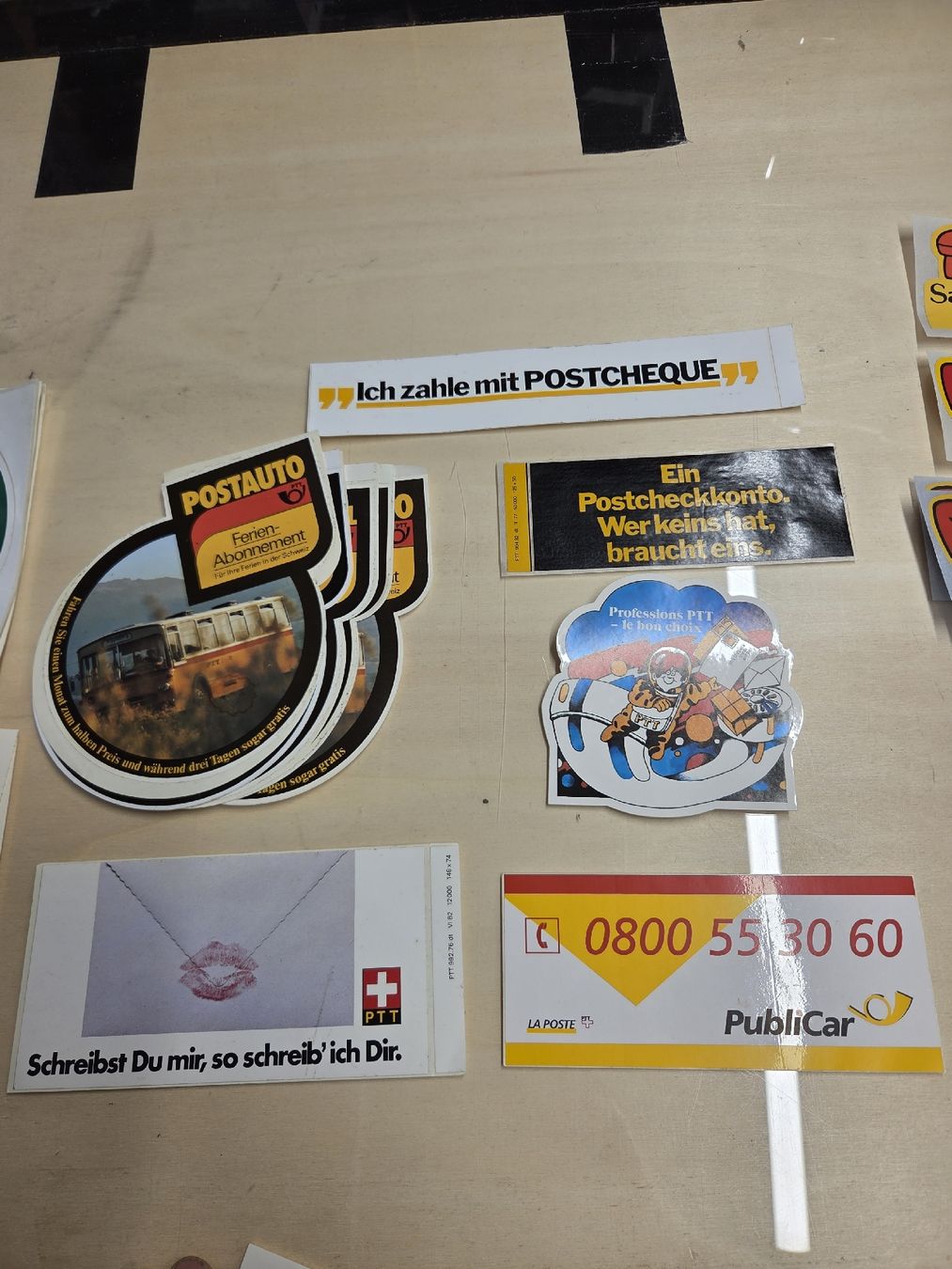 Sticker: Post Aufkleber Sammlung  – Usato da Wetzikon ZH venduto da AmacherM 1