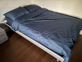 Bettgestell 120 × 200 cm inkl. Lattenrost – nur Abholung