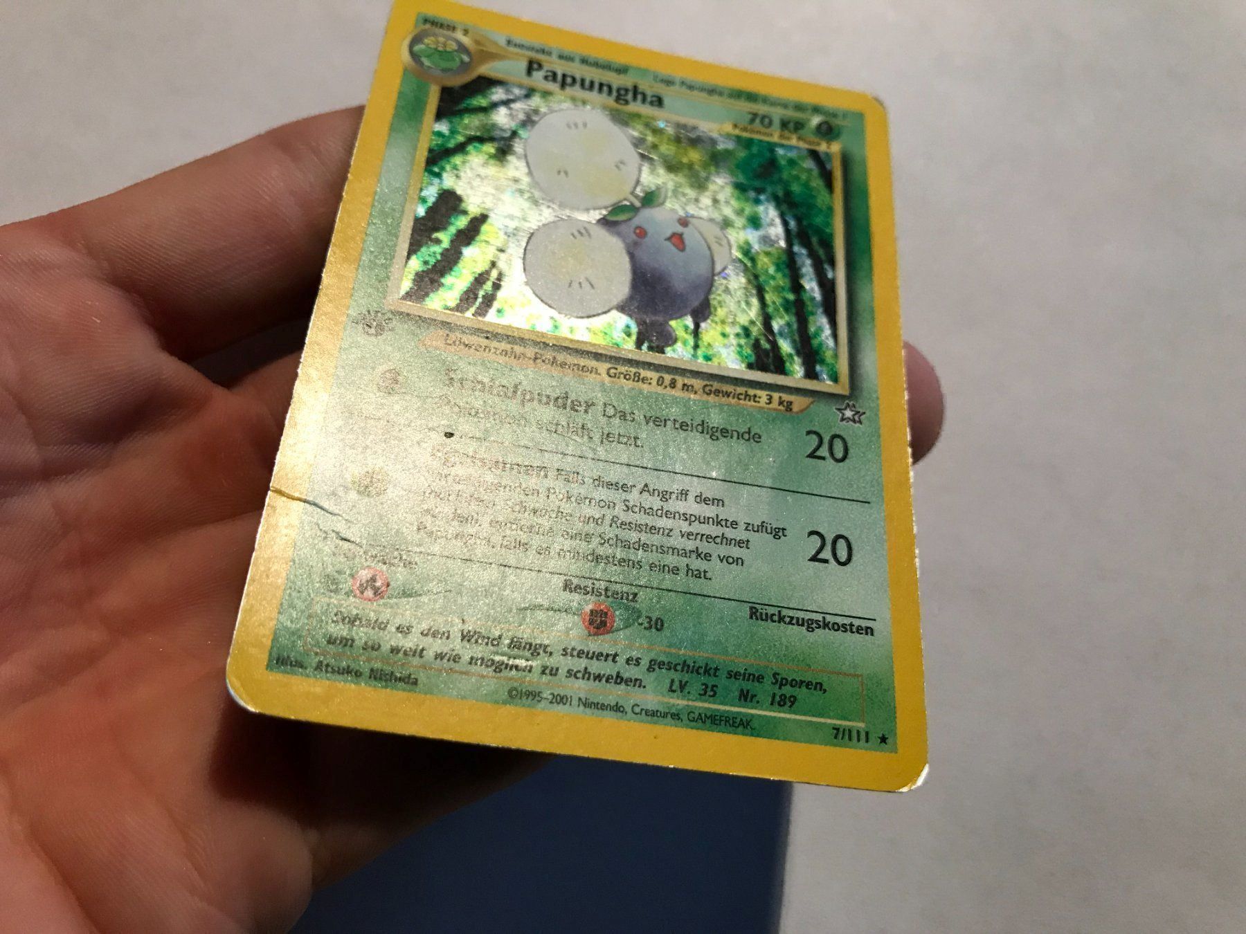 Pokémon Carte collezionabili: Papungha holo Neo Genesis 1. Edition – Usato da Hagendorn venduto da Pokecollectorch 2