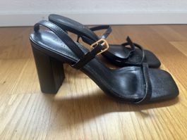 Simmi London Black Heeled Sandals - Size 39 - Summer!