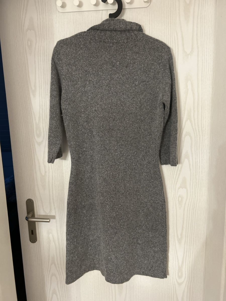 Kleider: Strickkleid grau mit 3/4 Ärmel  – Gebraucht aus Magden von ctw_mp7b 2