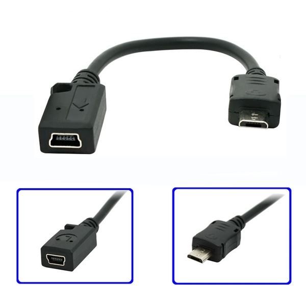 Unità & Adattatore: Micro-Stecker-zu-Mini-Buchse USB-Adapter – Nuovo e nell'imballaggio originale da Aesch BL venduto da Elektronik_Laden