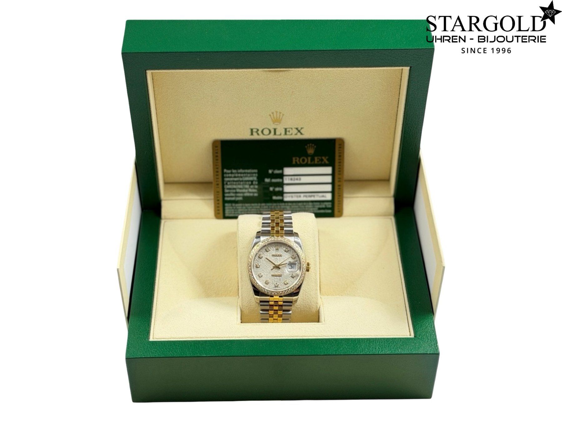 Rolex Orologi: Rolex Datejust 36 mit Diamanten - 116243 – Usato da Zürich venduto da Stargold-Uhren 1