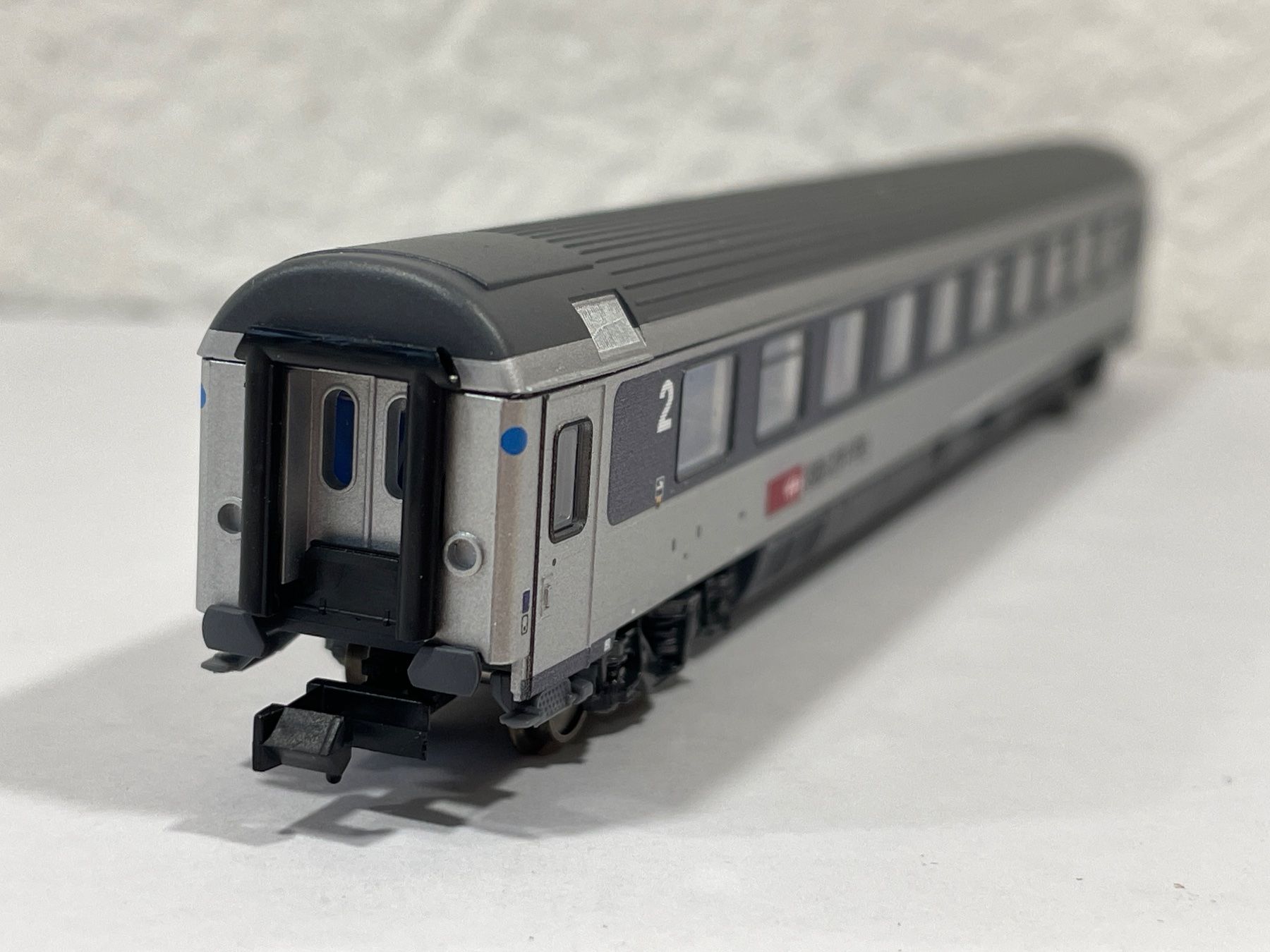 Trix Modellini di ferrovie: Minitrix 15653 SBB EC 2.Klasse mit LED Innenbeleuchtung – Nuovo (secondo la descrizione) da Wilderswil venduto da Modellbahn-Shop-Moll 4