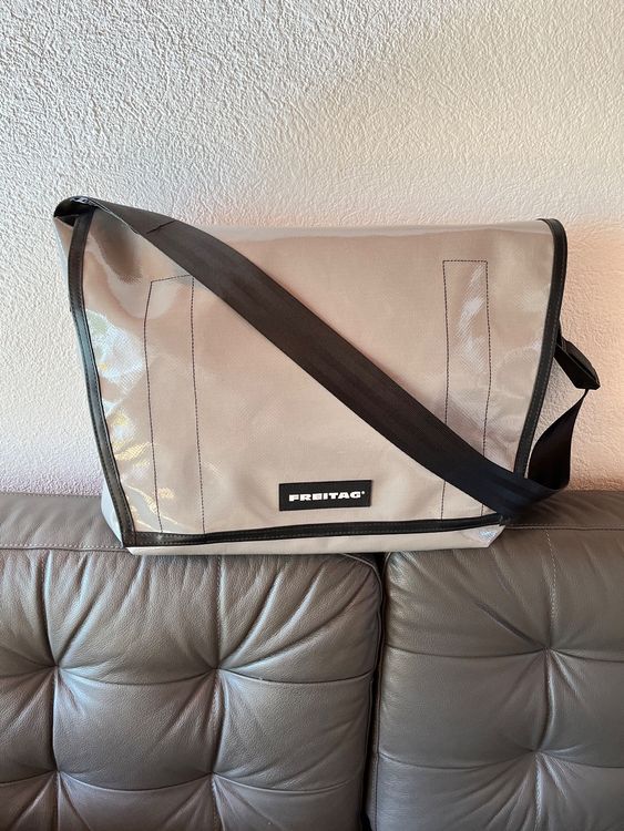 Freitag bag F13 TOP CAT messenger bag grey — nahezu neu Kaufen auf