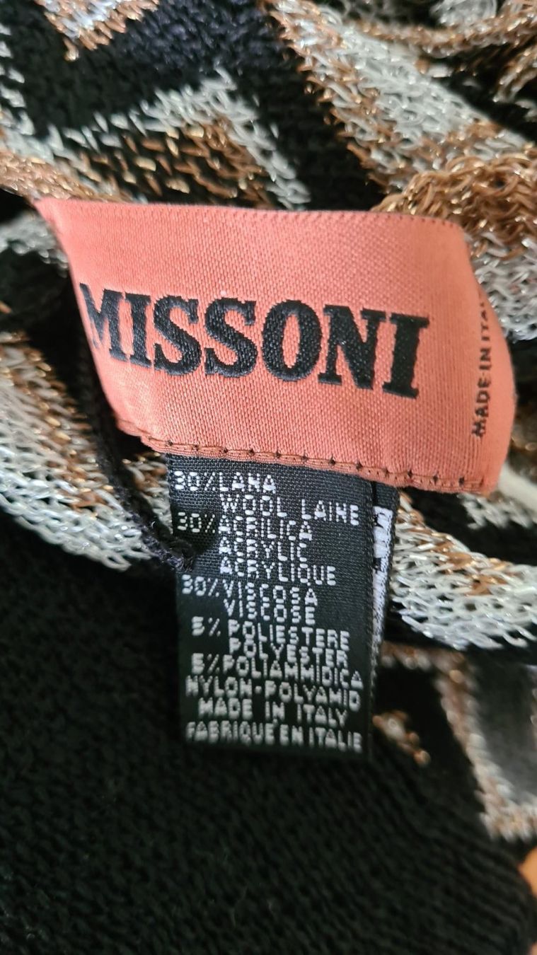 Missoni Foulards, Tücher & Schals: Missoni Stola originale bellissima nera oro – Neu (gemäss Beschreibung) aus Minusio von Ninfa54 4