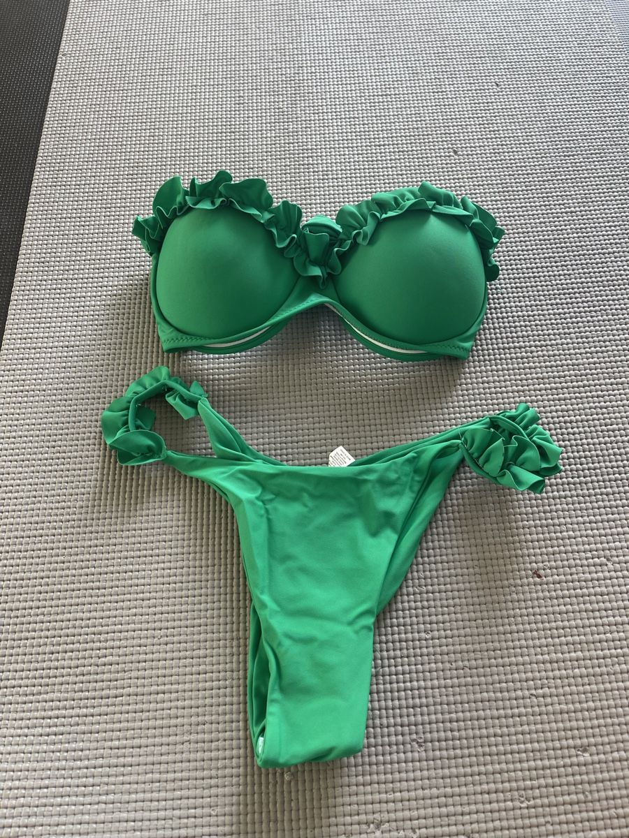 Costumi da bagno & Bikini: Wunderschönes Grünes Bikini trägerlos Gr S – Nuovo e nell'imballaggio originale da Bassersdorf venduto da Sandy456 1