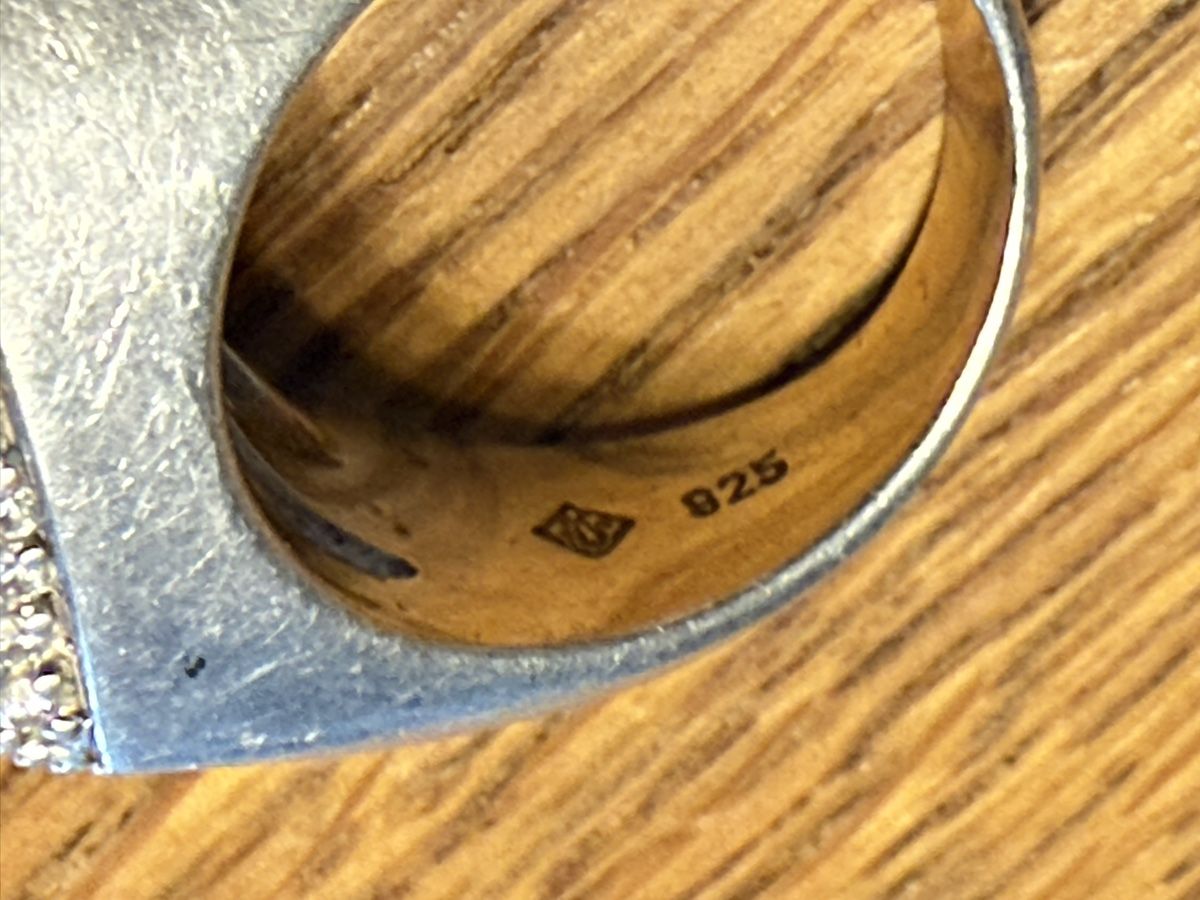 Anelli: Schwerer Silberring 925 Fingerring Sterling 925 – Usato da Goldach venduto da Donpancho 5