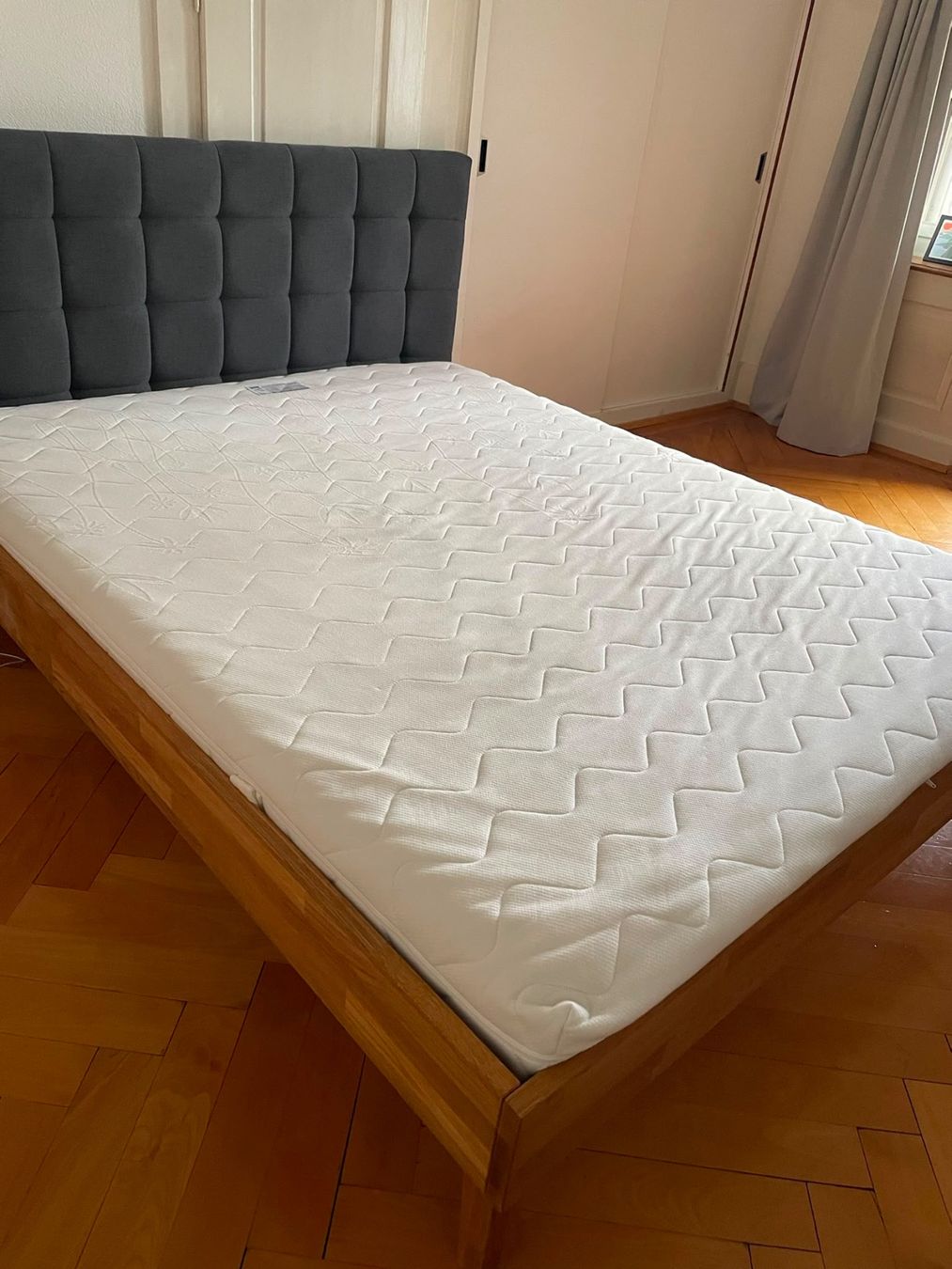 Micasa Betten: Micasa CARA Eiche inkl. Flex II Basic - Neupreis CHF +1’000 – Gebraucht aus Zürich von paede98