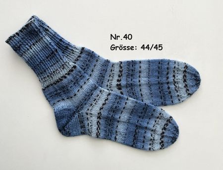 Socken handgestrickt  Gr.44/45   Nr. 40
