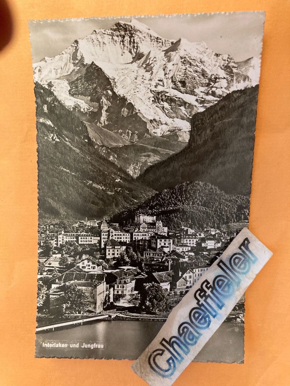 Cartes postales: Interlaken und Jungfrau – D'occasion à Zürich par Chaeffeler