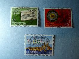 1984 Sonderpostmarken 1 705-707 ET Vollstempel