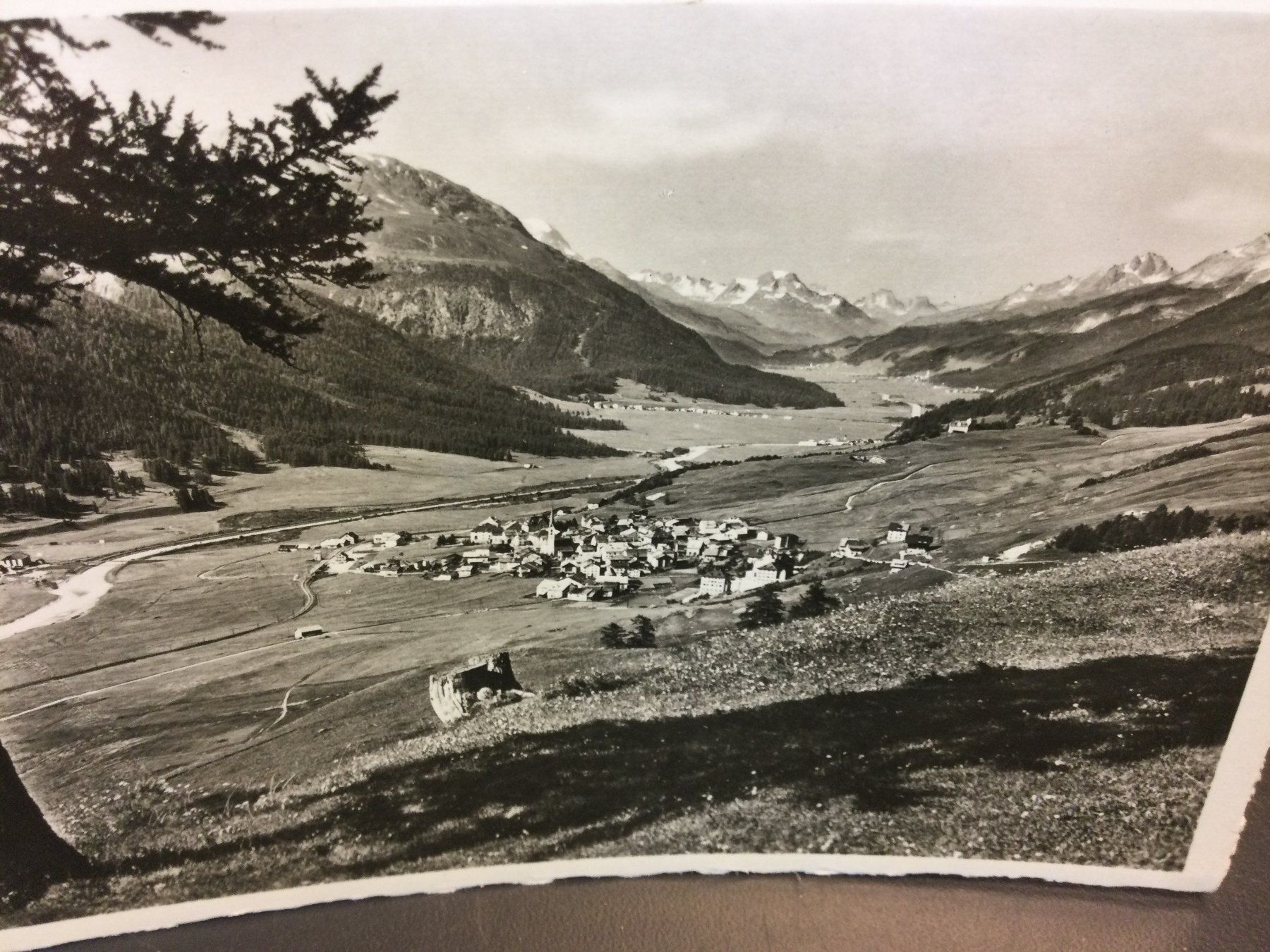 Cartoline postali: Alte Ansichtskarte vom Dorf Zuoz Engadin – Usato da Wangen SZ venduto da kuriosum12 1