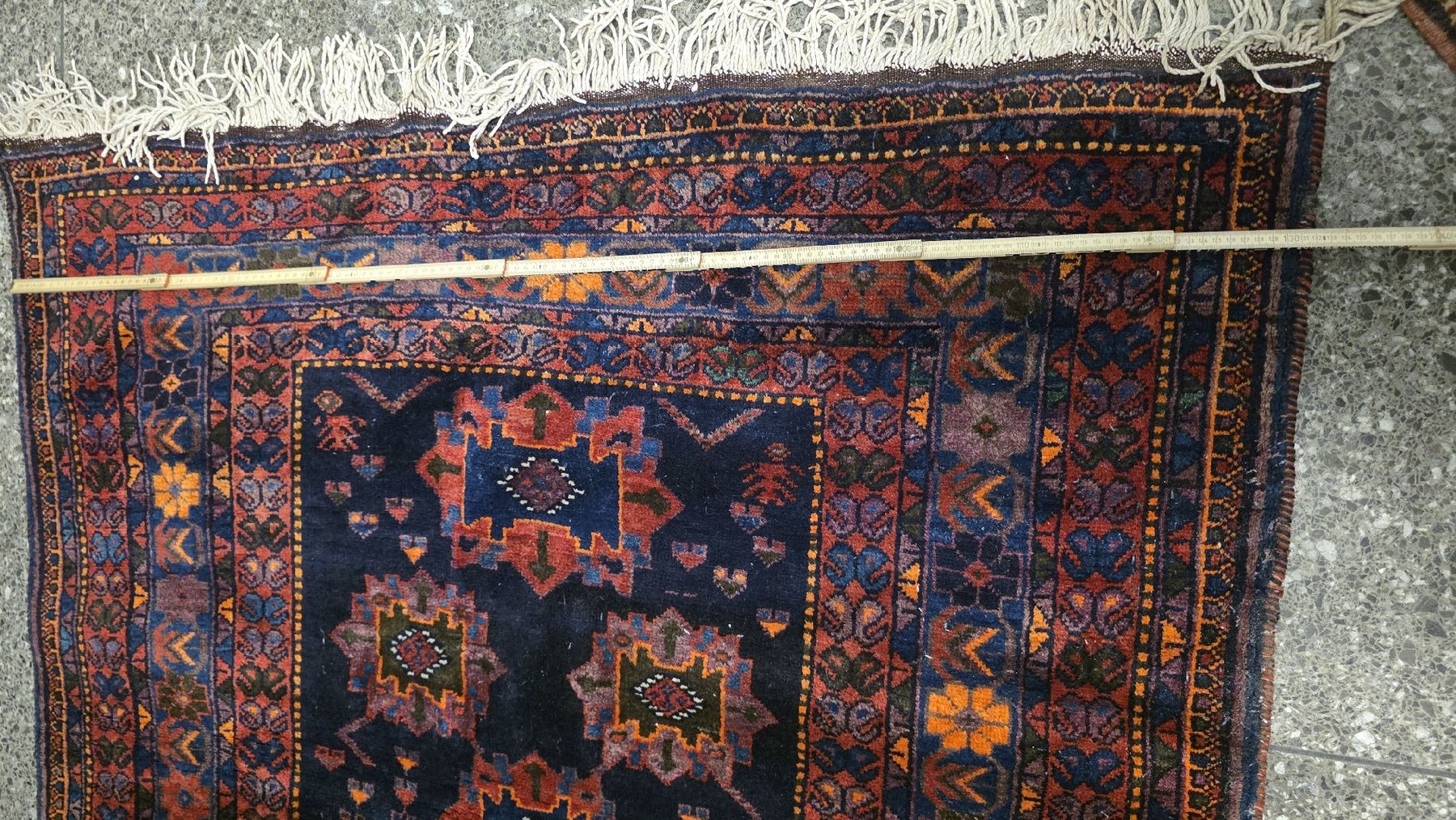 Tappeti: Orientteppich handgeknüpft dunkelblau Grösse 178x118 cm – Usato da Zürich venduto da anna.caterina 1