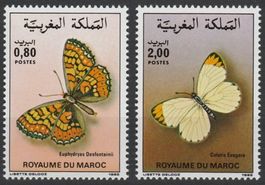 Marokko 1985 Schmetterlinge postfrisch