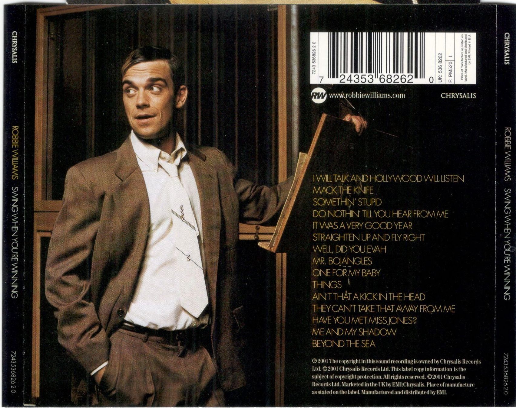 CD: Robbie Williams CD Swing When You're Winning – Usato da St. Margarethen TG venduto da ursk10 1