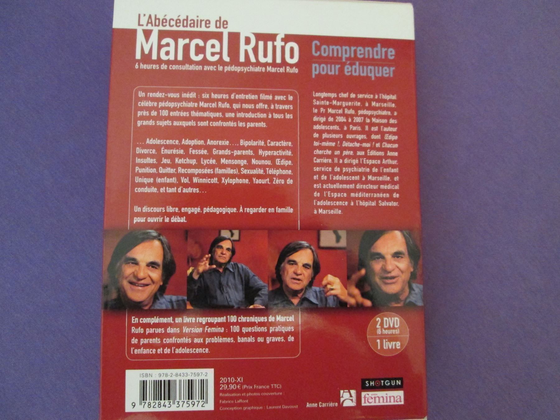 Tutti i DVDs: L'Abécédaire de Marcel Rufo – Usato da Neuchâtel venduto da Dualseele 6