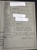 Sachs Mondia GTA ausweiss 