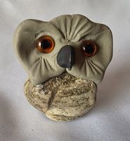 Eule Figur Naturstein Handgemacht einzigartig