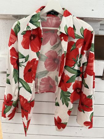 Damen Hemd Mango Blumenmuster