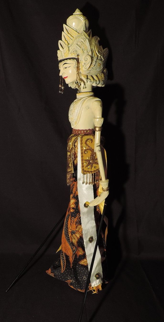 Puppen: Java Puppentheater, Wayang Golek Stabpuppe, Vintage – Gebraucht aus Duggingen von roterbambus 3