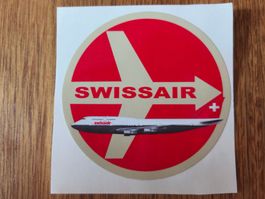 Swissair B-747 Jumbo - aussergewöhnlicher Sticker / Kleber