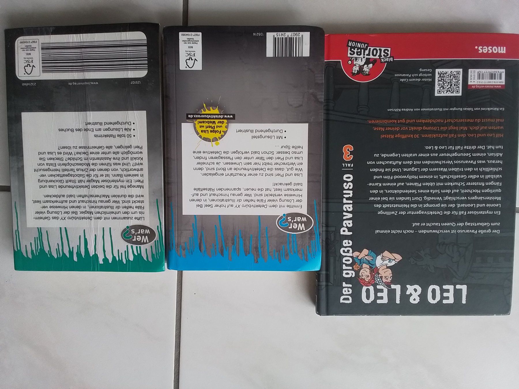 Libri: 3 Rätselkrimis LEO& LEO – Usato da Heimberg venduto da sunny1970 1