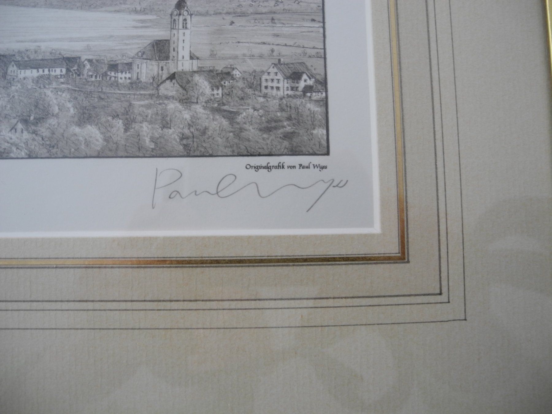 Foto & Immagini: ORIGINAL GRAFIK SEENGEN 1900  SIGNIERT – Usato da Reinach AG venduto da Huckleberrysix 6