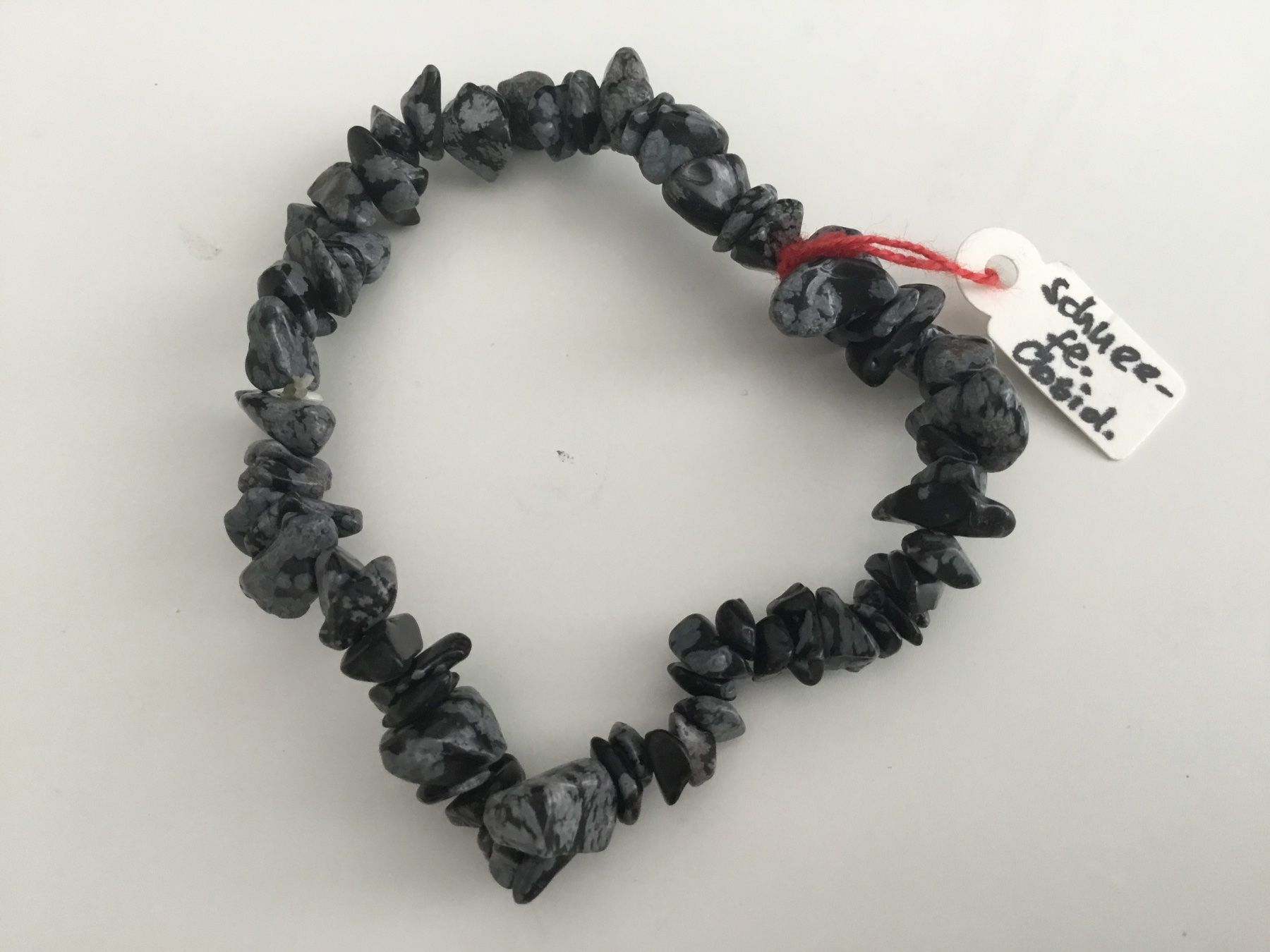 Armbänder & -reifen: Armband elastisch Schneeflocken–Obsidian – Neu und originalverpackt aus Doppleschwand von Fortuna5859