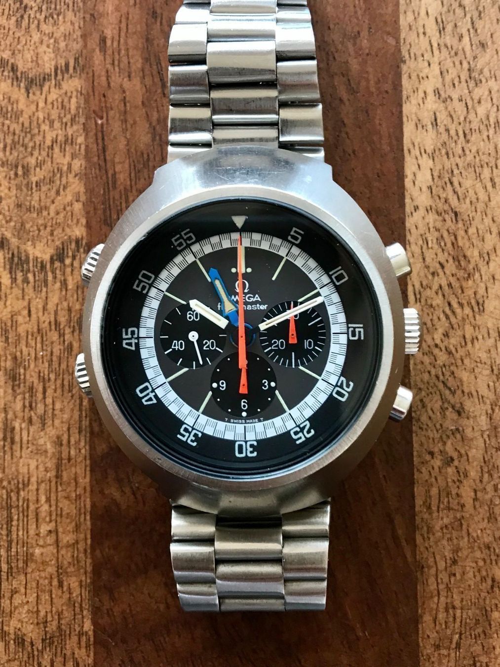 Omega Orologi: Omega Flightmaster Vintage Chronograph Perfect' Ref.145.026 – Usato da Morges venduto da 24time 2