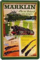 Blechschild-MÄRKLIN-FÜR DIE ZUKUNFT VON